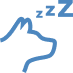 icon dog snoring